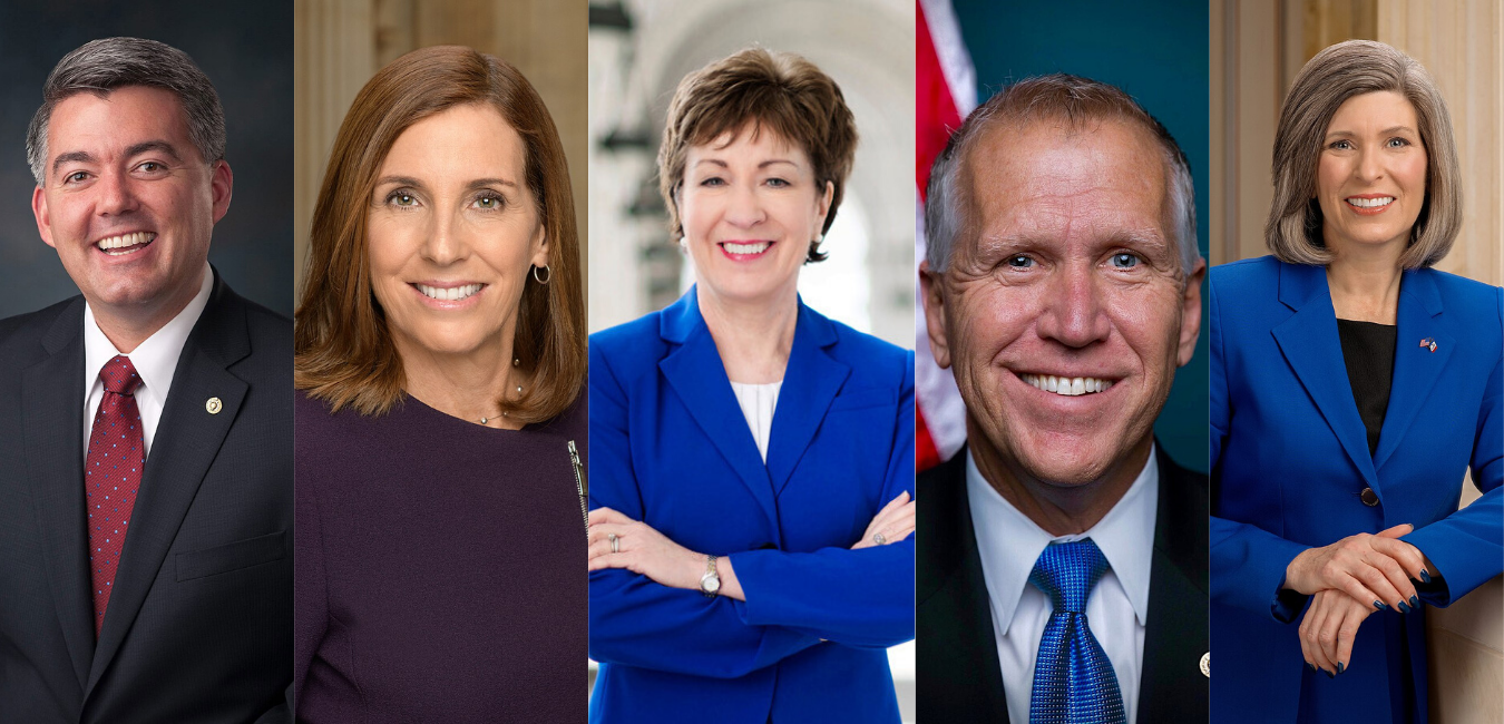 Collins Gardner McSally Tillis Ernst